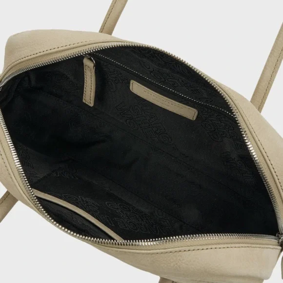 MARGESHERWOOD SOFT BAGUETTE nubuck BAG [nude] - Picture 7 of 9